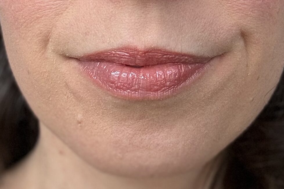 A close up of a woman's lips.
