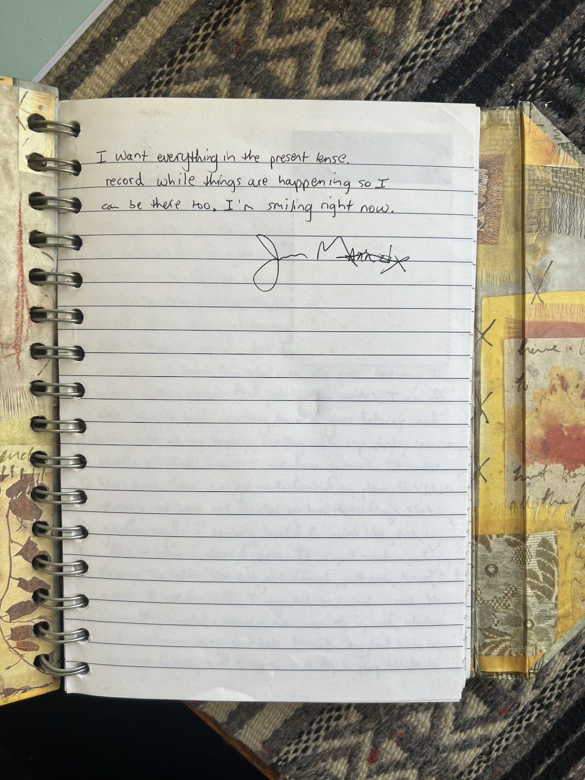 gold travel journal