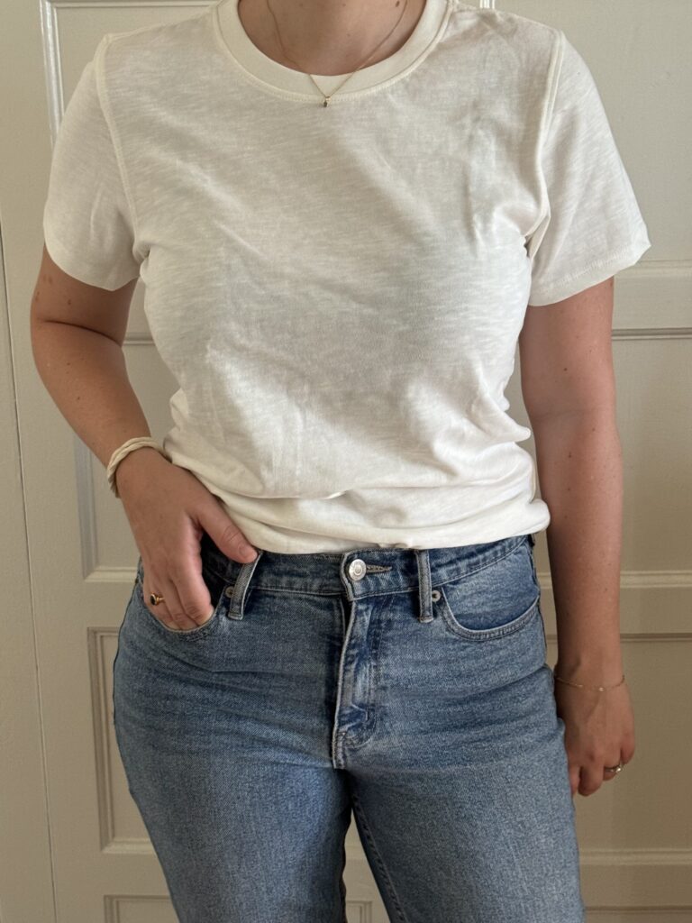 The Organic Favorite Tee- White main image 1